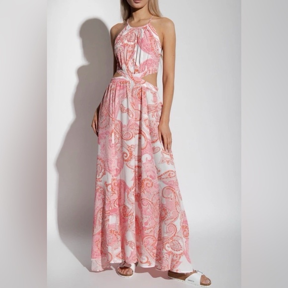 Melissa Odabash Dresses & Skirts - NWT MELISSA ODABASH Arabella cutout printed voile maxi dress Boho Chic Beach